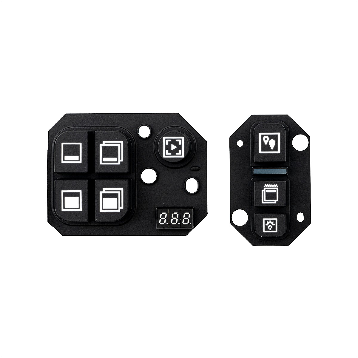 Conductive silicone rubber keypad