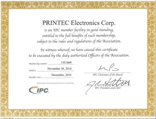 IPC會員證書